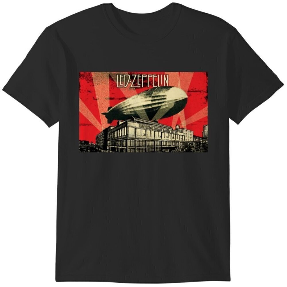 Led Zeppelin Band Shirt Classic Rock Music Graphic Tee Retro Fan Concert Tee